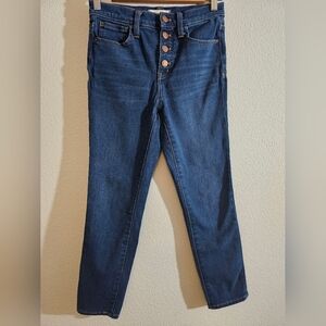 Madewell High Rise Blue Jeans